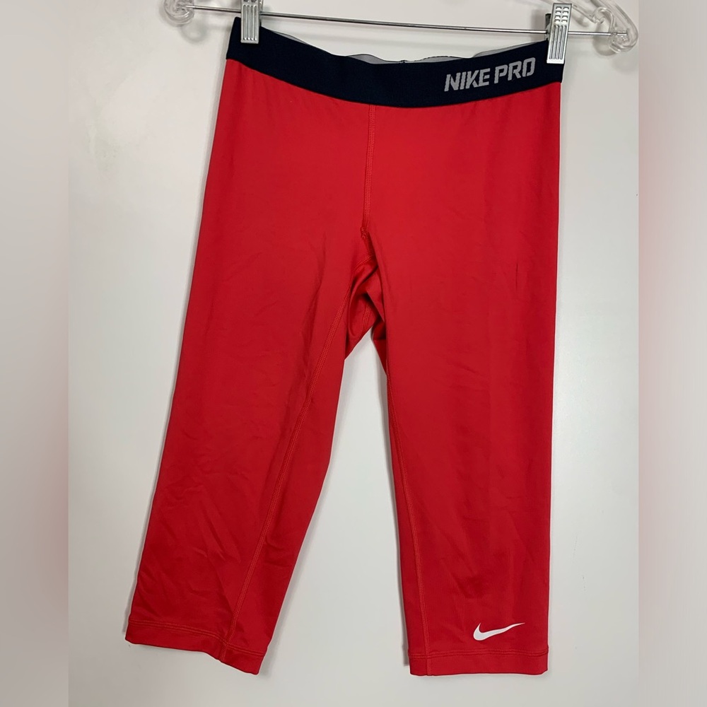 Nike Pro womens compression Leggings Size Small Dri Fit FLAWED Athleisure